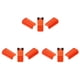 thumbnail image 2 of Soidarity Portabicicletas Colgador para bicicletas Soporte de servicio pesado Soporte de montaje Naranja Ciclismo Naranja Soidarity OD023733-01, 2 of 6