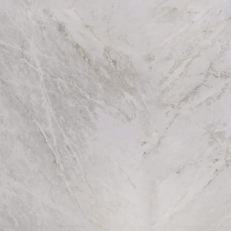 VEELIKE 12-Pack Light Grey Peel and Stick Floor Tile Self Adhesive Removable Floor Tiles Stickers Glossy Marble Vinyl Tiles Flooring Waterproof Self Stick Flooring for Bathroom Kitchen 12"x12"