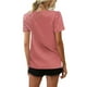 thumbnail image 3 of Camiseta suelta de mujer Minnieouse Estilo casual rosa S, 3 of 6