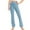 Blue, variant on ShomPort Girls Flare Pants Elastic Waist Bell Bottom Trousers Casual Stretchy Bell Bottom Pants for Kids, 2-13Y