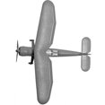 thumbnail image 3 of Zvezda #6184 1/144 Unpainted Figure - Henschel HS 126B-1 Reconnaissance Plane, 3 of 6