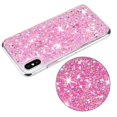 thumbnail image 4 of For iPhone XR Case,Cute Glitter Bling Twinkle Stardust with Drop Protection Shockproof Soft TPU Slim Flexible Phone Case Girls/Women Protective case for iPhone XR,Anti Scratch,Pink, 4 of 6