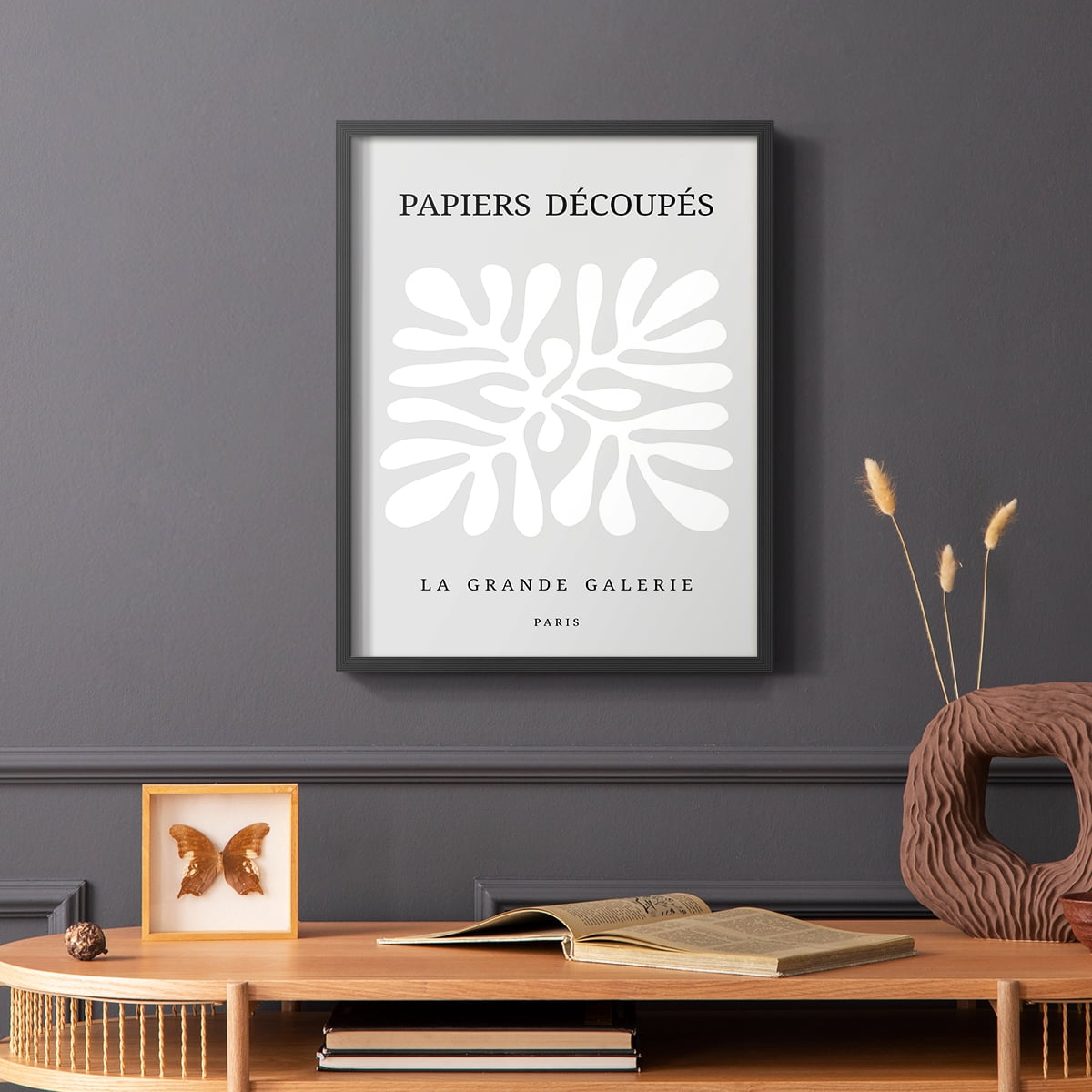 Matisse CCCLXXXVIII in Black Solid Wood 8 x 10 Framed Print