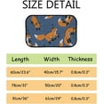 thumbnail image 7 of GZHJMY Bathroom Rugs Mats Non-Slip, Soft Microfiber Absorbent Bath Mats for Shower Bathtubs, Cute Foxes Indoor Entrance Door Mats Bedroom Laundry 31”x20” Carpet Runner, 7 of 7