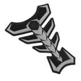 thumbnail image 4 of 3D Rubber Universal Motorcycle Fuel Gas Tank Pad Protector Decal Sticker Gray, 4 of 8