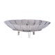 thumbnail image 1 of Cesta de vapor plegable de malla de acero inoxidable Veggie & Fruit Delight para una cocina saludable, 1 of 7