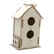 thumbnail image 4 of Nido de pájaro de madera DIY, casa de pájaros, jaula de pájaros sin ensamblar, caja nido hecha a mano para 19cmx12cmx8cm, 4 of 8
