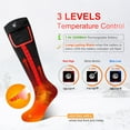 thumbnail image 3 of SAVIOR HEAT Heated Socks for Men Women Rechargeable Battery Electric Socks Winter Foot Warmer Outdoor Skiing Hunting Fishing, 3 of 15