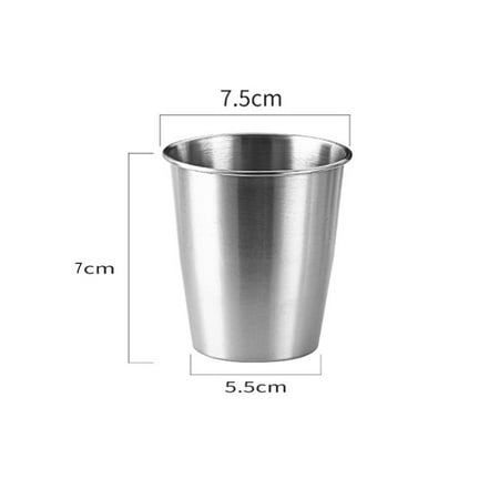 

1pc 240-500ml 304 Stainless Steel Beer Cup Drinking Mug for Party Holiday Picnic Coffee Whisky Tea Outdoor Camping Supplies