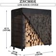 thumbnail image 5 of Firewood Log Rack Cover, 4 Feet 600D Oxford Heavy Duty Outdoor Waterproof All-Weather Outdoor Protection for Firewood Rack Cover, 5 of 5