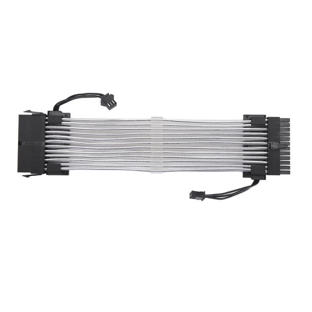 Cable de Suministro de Alimentacia de Extensión Argb, Enchufe de Alta conductividad de 24 Pines y Reproducir 41pcs Cable de Cobre Cable de Manga de Extensión para Caja de Caja de