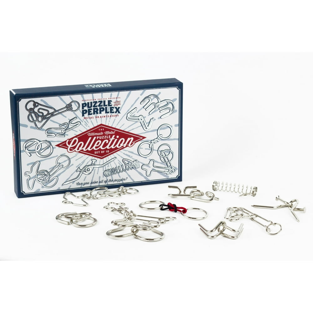 Professor Puzzle Puzzling Perplex Set of 10 Challenge Puzzles