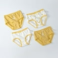 thumbnail image 3 of GYRATEDREAM 4 Pack Little Girls' Cotton Brief Breathable Toddler Panties Kids Assorted Bikini Underwears 2-10 Years, 3 of 8