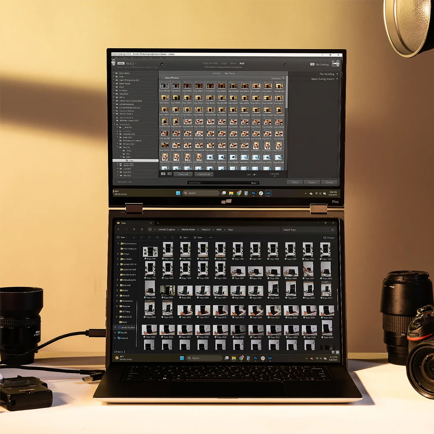 Mobile Pixels DUEX Float 2.0 Pro 15.6" 1080p LCD Integrated Speaker Portable Computer Monitor , Gray , 101-1011P03