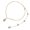 Gold, variant on Rhinestones Bridal Back Chain Necklace Long Drop for Women Wedding Body Chain