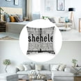 thumbnail image 5 of Ollo0ord Throw Pillowcase for Hair and Skin, Hello Sweet Cheeks  Pillow Cover Bed Pillow Case with Hidden Zipper for Sofa Bedroom, Funny Birthday Gift,  White, 5 of 7
