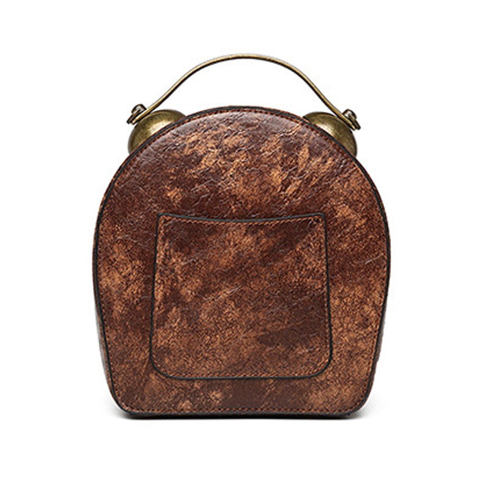 Jiibva Small Crossbody Purse and Handbags for Women Cute Shoulder Bag Unique Steampunk Metal Clock Costume