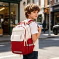 thumbnail image 1 of Mochila Escolar con Soporte Ergonómico para la Espalda, Acolchado de Malla Transpirable, Gran Capacidad, Nailon Resistente al Agua, Mochila Unisex para Adolescentes y Adultos, 1 of 7