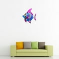 thumbnail image 6 of SDFGTstore Wall Metal Fish Sculpture Art Crafts Hanging Ornament for Garden Patio Living Room Balcony Decor, 6 of 8