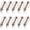 Copper, 20g, variant on ABCISI 10 Pcs Fishing Feeder for Carp, Carp Fishing Equipment, Fishing Bait Lure Basket Holder Tackle Cage Carp Bait Cage Holder, Fishing Tackle Equipment Accessories, 20 Grams, Copper