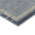 thumbnail image 3 of Addison Rugs Mayfield Premium Machine Washable Transitional Stripes Navy Rectangle Rug, 5' x 7'6", 3 of 6