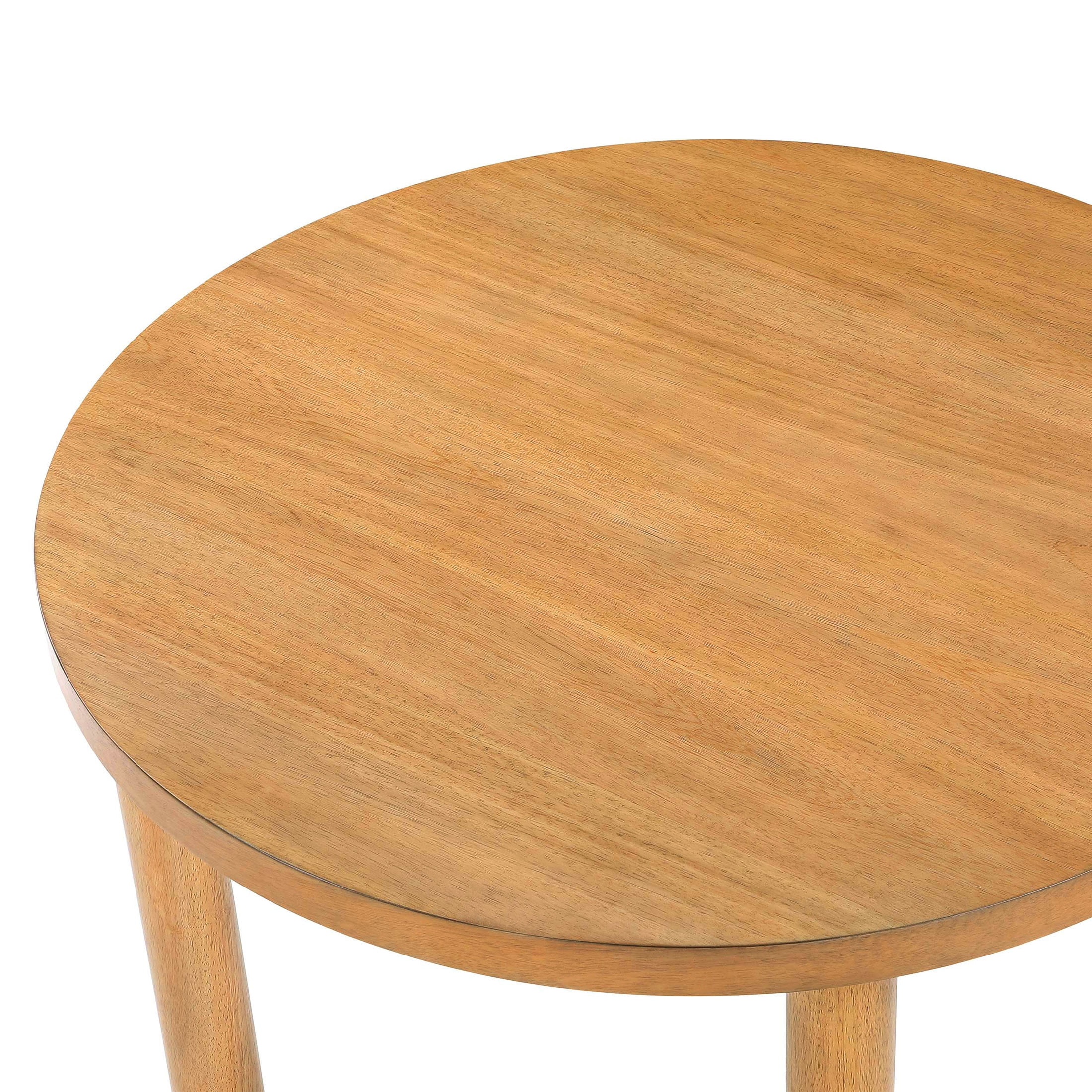 Better Homes & Gardens Adlin 45" Round Dining Table, Dining Room, Light Honey