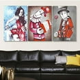 thumbnail image 4 of Idea4wall 3 Piece Abstract Canvas Wall Art Graffiti Painting Canvas Prints Modern Home Wall Decor, 16"x24", 4 of 5