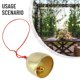 thumbnail image 5 of Pure Copper Metal Bell Decor Copper Bell Wind Chime Pendant Anti-Theft Door Bell Diy Craft Wind Chimes Christmas Bell Decoration, 5 of 5