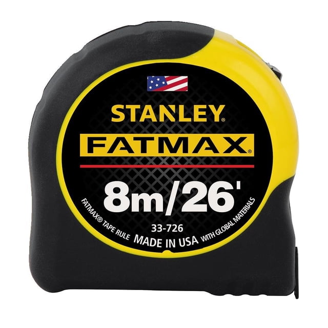 Cinta métrica STANLEY FATMAX 8 m/26 pies con BladeArmor