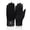 Black, variant on YWDJ Womens Gloves Outdoor Movement Windproof Men Plus Velvet Thicken Gloves Gray
