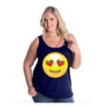 thumbnail image 1 of Normal is Boring - Women's Plus Size Tank Top, up to Size 28 - Emoji Heart-Shaped Eyes, 1 of 4