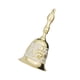 thumbnail image 5 of Campana de mano navideña, campana de llamada retro, campana de llamada de metal, campana de llamada de mesa de comedor, Blanco Dorado, 5 of 9