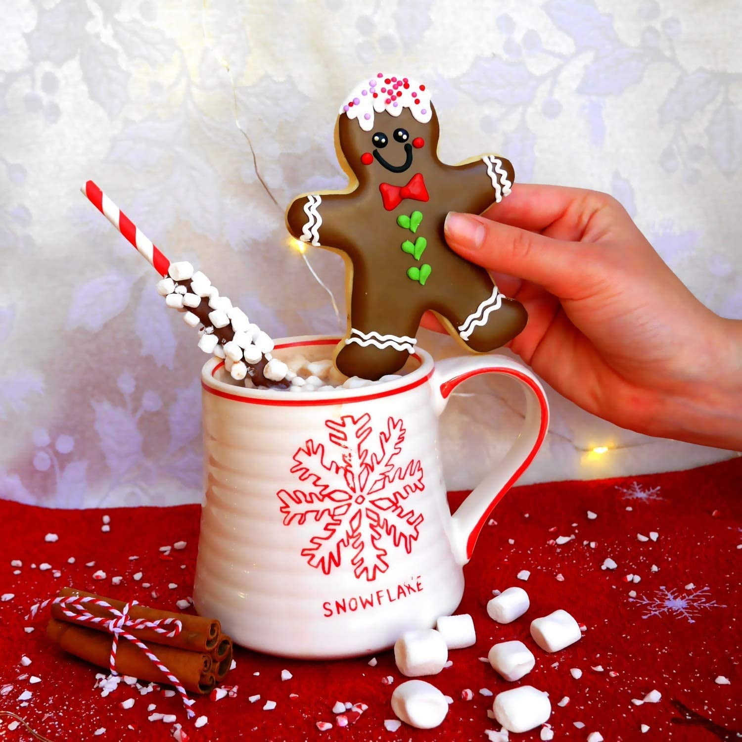 Cpdd Gingerbread Man Cookie Cutter Set 3 Piece Large 5.8
