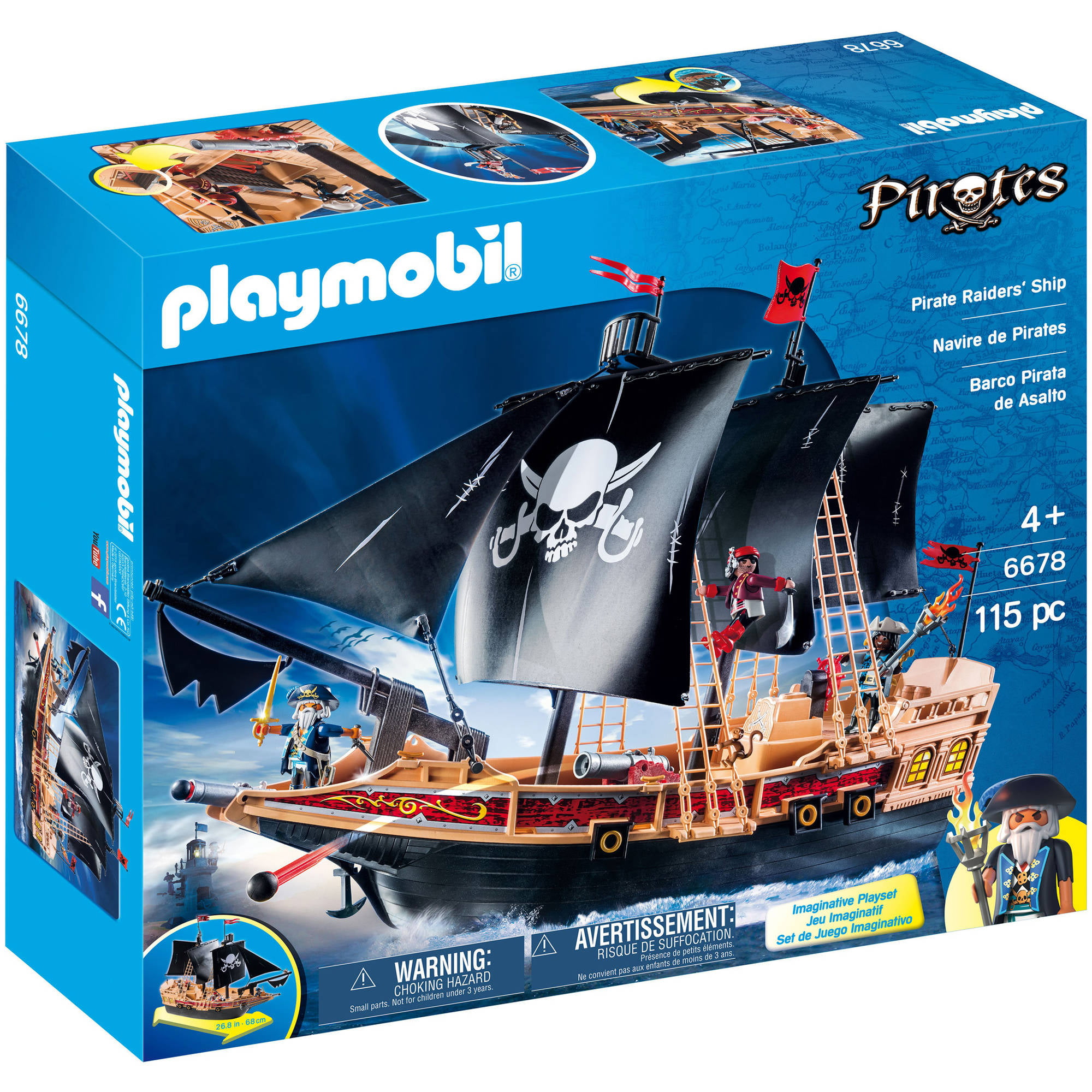 Playmobil Pirate Raiders Ship Walmart Com