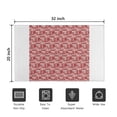 thumbnail image 5 of Red Christmas Patchwork Pattern Door Rugs,Washable Non Slip Door Mats Indoor,Decorative Door Mats,Entry Mat Indoor for Entrance,Bedroom,Kitchen,Bathroom,20"x32", 5 of 6