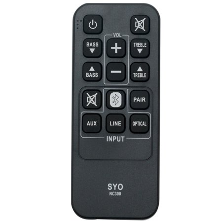 New NC300 NC300UH Replace Remote Control for Sanyo Soundbar FWSB405FS FWSB405F