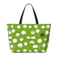thumbnail image 2 of Fuzoiu Funny Sheep Doing Yoga Print Waterproof Beach Tote Bag for Women Girls with Zipper,Sandproof Pool Swim Bag,Large Capacity Beach Travel Bag for Pool Swim Travel Everyday, 2 of 7