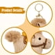 thumbnail image 5 of Colgante de bolso con forma de caballo, accesorio para bolso con llavero y anillos de peluche creativos. Marrón con cordón, 5 of 6