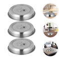 thumbnail image 4 of 3pcs Alimentaire Couvre Steak en Acier Inoxydable Couvre les Couvertures de Service de Steak Alimentaire Résistant à l'Huile, 4 of 8