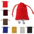 thumbnail image 2 of ZPAQI Premium Velvet Dice Bags Transfer Card Deck Toy Jewelry Storage Bag, 2 of 20