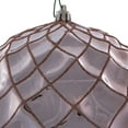 thumbnail image 2 of Vickerman 6" Rose Gold Shiny Form Ball Drilled Wired 4/Bag. Add texture and shimmer to your holiday decorating projects with this geometric shaped ball. It features glitter accents along the edges of, 2 of 5