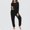 #016 Black, variant on Felirenzacia Womens Sherpa Fleeced Crewneck Long Sleeves Shirt Long Pants Pajama Sets with Pockets, Winter Casual Warm Pullover Sleepwear Sets, Cuffed Thermal Undershirt Loungewear for Women