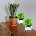 thumbnail image 3 of Planter Stand Potted Plant Pot Stand Metal Flower Pot Stand Indoor Planter Display Stand, 3 of 9