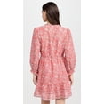 thumbnail image 3 of Vestido Velvet Mary para mujer, rosa rojo, floral, ligero, 3 of 6