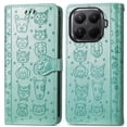 thumbnail image 4 of Funda Cartera FOXDOCK para Xiaomi 15T Pro , Flip PU con Relieve de Gatos y Perros, Tarjetero y Soporte, 4 of 6