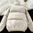 thumbnail image 5 of Abomasnow Womens Plus Size Quilted Jackets Winter Long Sleeve Full Zip Puffer Jacket Coats with Pockets M-4XL, 5 of 5