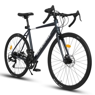 ★美品★700ｃ　アルミフレーム　2×7speed　ブラック Shimano 700C 52cm Aluminum Road/Commuter Bike Bicycle 21 Speed
