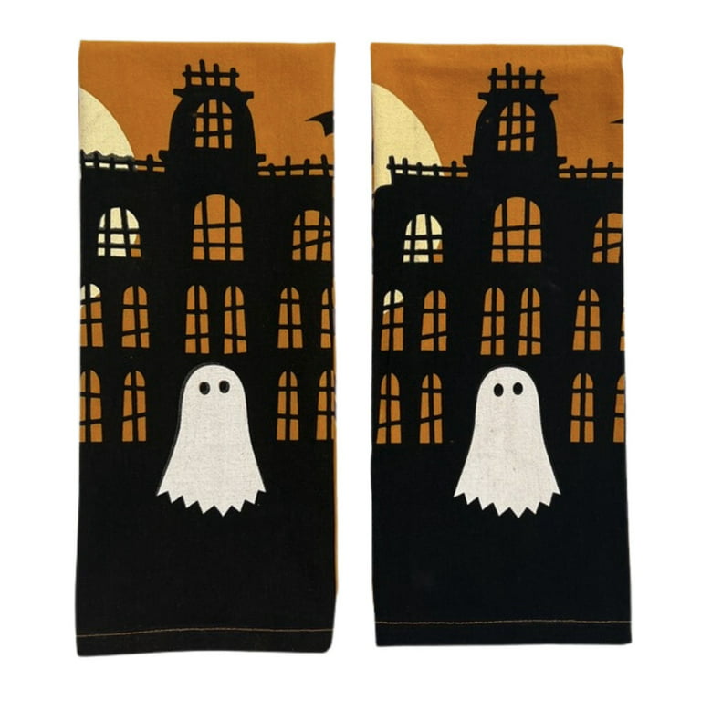 Spooky Cute Halloween Kitchen Towels Halloween Hand Towels 