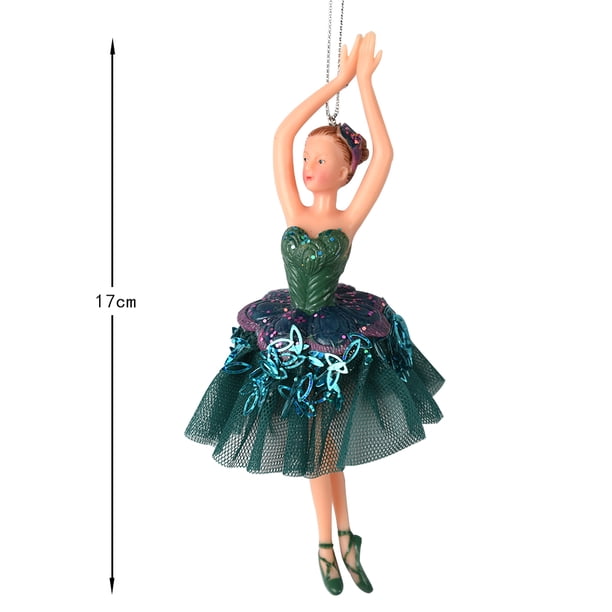 Muñeca Bailarina Blanca de 14 x 20 cm, decoración Colgante para árbol de Navidad, Adornos Decorativos Festivos, Colgante de árbol de Navidad con temática de Cuento de Hadas Muñeca Bailarina Blanca de 14 x 20 cm, decoración Colgante para árbol de Navidad, Adornos Decorativos Festivos, Colgante de árbol de Navidad con temática de Cuento de Hadas