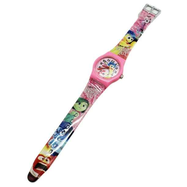 Pixar's Inside Out Pink Colored Gel Band Girls Watch (25mm)